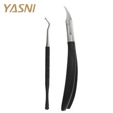2 шт./компл. черный по уходу за ногами ногтей кусачки для ногтей резаки для триммеров профессиональные паранихия FS41