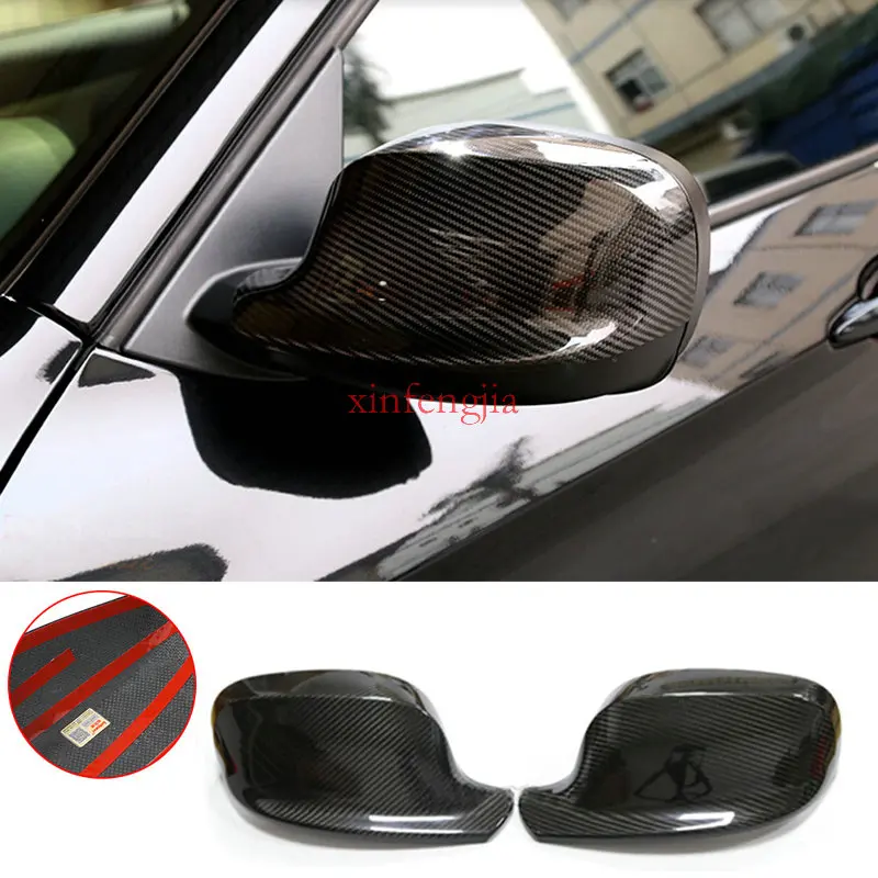 

For BMW X3 F25 11-14 & X1 E84 10-12 2x Real Carbon Fiber Rearview Wing Mirror Side Mirror Cover Decorate Trim