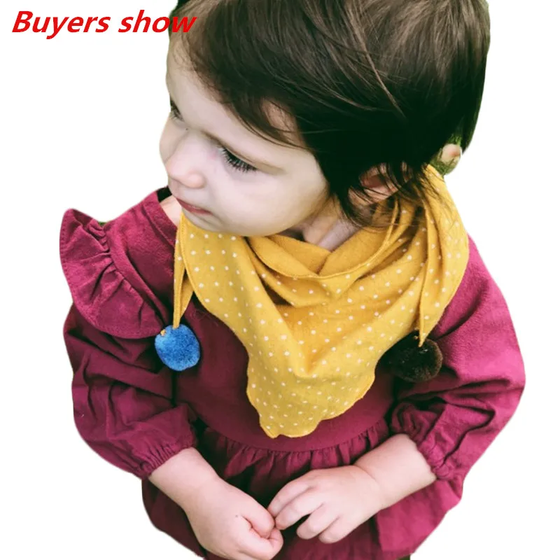 Детские шарфы, осенне-зимний детский шарф из хлопка и льна, однотонный шарф с круглым вырезом для мальчиков и девочек, новые модные шарфы для детей