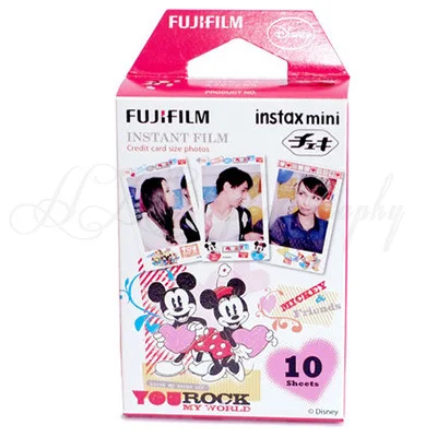 Оригинальная фотобумага Fujifilm Fuji Instax Mini 9 с Микки Маусом 10 листов для
