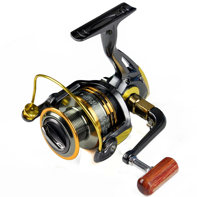 Gold Color 1000 7000 spinning fishing reels Bearings 11 mix drag force 4 7kg front drag spinning