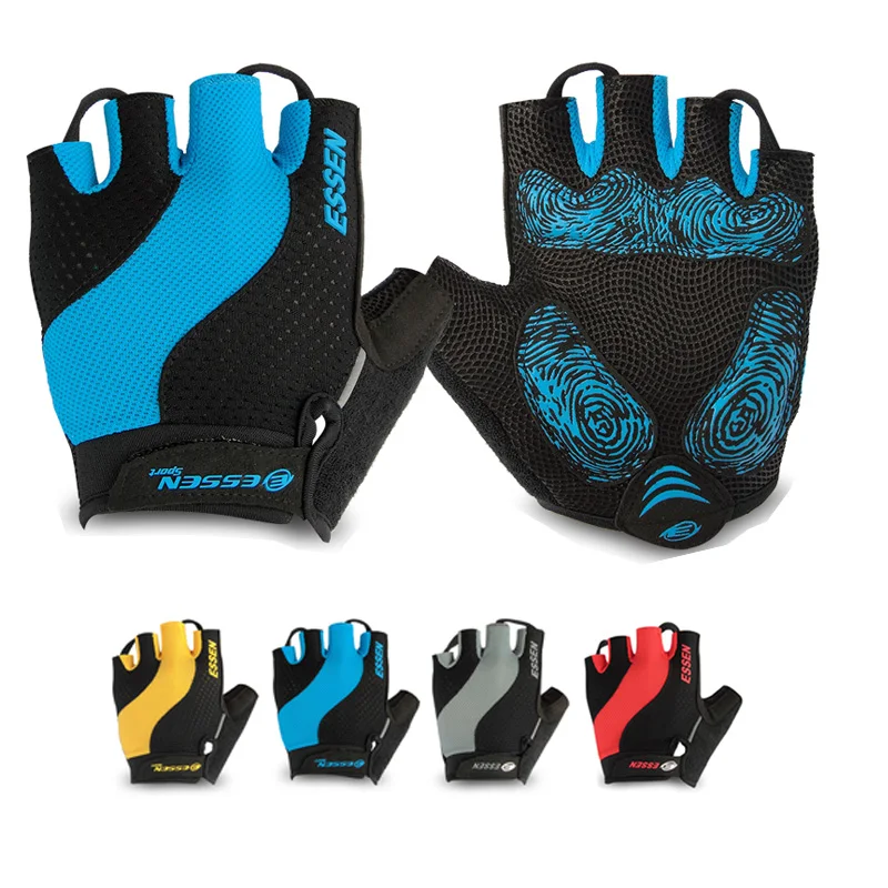

ESSEN Gel Gloves Guantes Ciclismo Racing Road Gloves Luvas MTB Breathable Road Men Bike Bicycle Half Finger Short Cycling Gloves