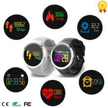 Новейший модный цветной oled-экран с длительным временем ожидания смарт-браслет на запястье поддержка пульсометр Обнаружение сна Анти-потеря