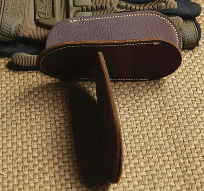 EDC инструменты головы кожаный чехол из натуральной кожи Ножи набор складной Ножи кожаные ножны подходит для складных Ножи Длина 10-13 см