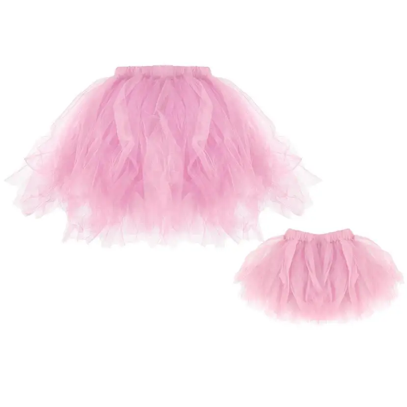 

shaunyging # 4007 Mommy & Me High Quality Pleated Tutu Ballet Skirts Fancy Party Skirt