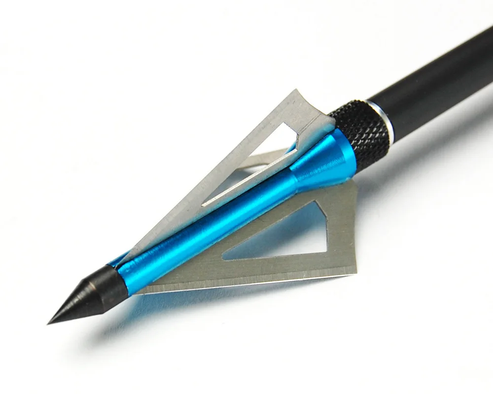 Linkboy Archery 30pcs 100gr blue Points Tips for Carbon Arrows ID6.2mm