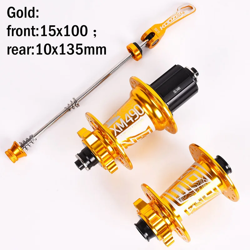 New Koozer XM490 Hubs Sealed 4 Bearing MTB Mountain Bike Hub Rear Hub