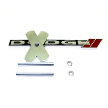 Aleación De Metal Parrilla Emblema para Dodge Emblemas Logotipo en la Red