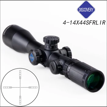 

Discovery FFP Tactical Dual Mil-Mil Rifle Scope 30mm Tube 4-14x44mm Side Focus 1/10 Mil Adjustments First Focal Sunshade