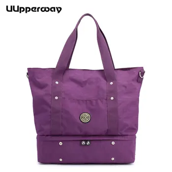 

2018 Large Capacity Women Bags Shoulder Tote Bags Ladies Nylon Waterproof Women Messenger bag Outfits Shoes Bags Travel Handbags