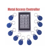 Однодверная металлическая RFID Клавиатура с контроллером входа пароль брелки 1000 пользователей карт поддерживает