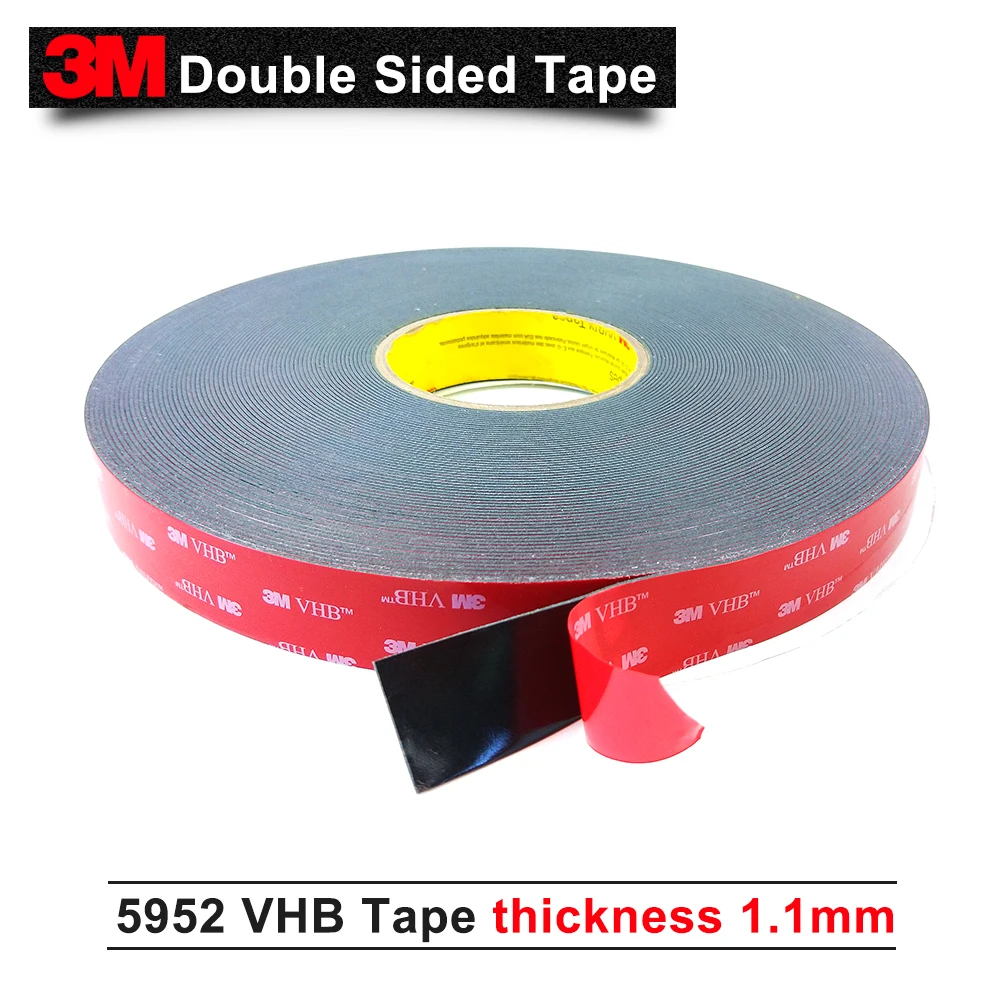 3M VHB 5952 high sticky acrylic adhesive foam tape/it can sticky to