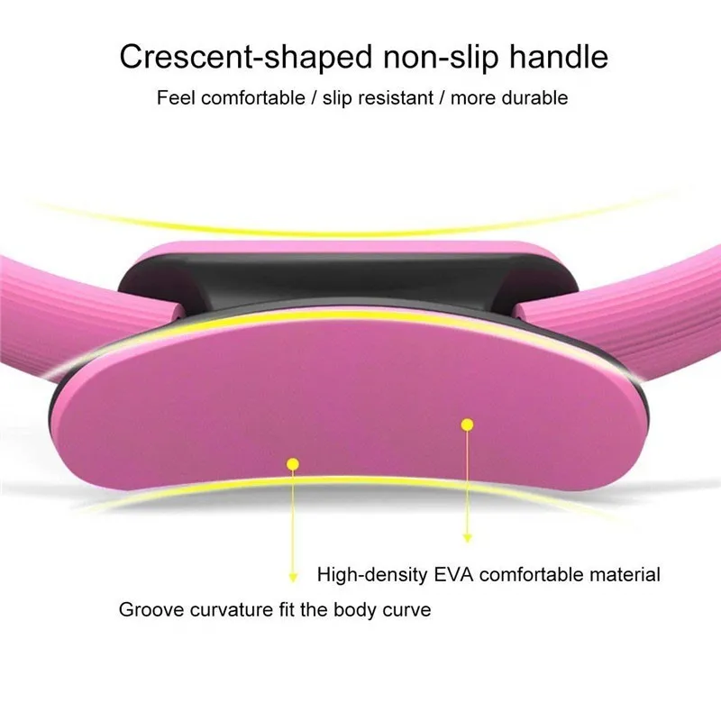 Профессиональное кольцо для йоги, пилатеса, спортивное волшебное кольцо для женщин, фитнес, кинетическое сопротивление, круг для тренажерного зала, тренировочные аксессуары для пилатеса 4 вида цветов