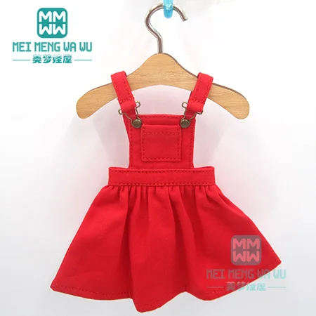 1 шт., Одежда для куклы Blyth, Модная Джинсовая юбка с розовыми, красными, джинсовыми, синими, черными, на 28-30 см, кукла Blyth Azone 1/6 - Цвет: XB--003--A