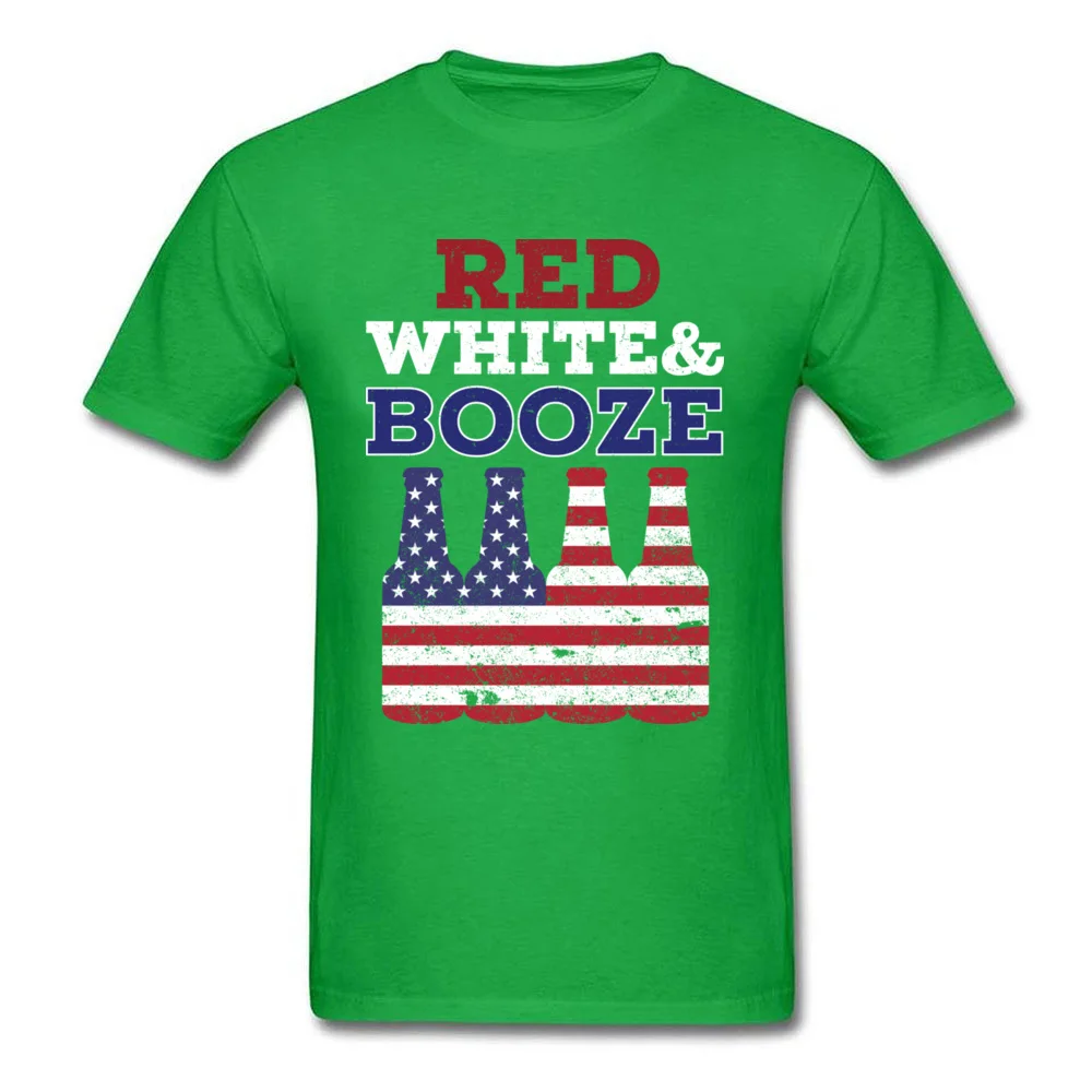 Red White And Booze  Drinking 4th of July Gift_green