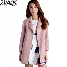 Европейская мода бренд осень зима пальто для женщин шерсть средней длины пальто красный розовый верблюжий шерстяное пальто Высокое качество верхняя одежда YM444