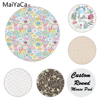 

MaiYaCa Custom Skin Boho mouse pad gamer play mats Size for 20x20cm 22x22cm Rubber Mousemats