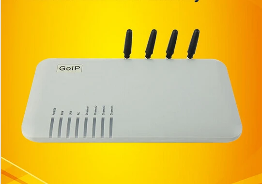 4 порта 4 sim-карты/каналы goip gsm VOIP беспроводной терминал GoIP-4