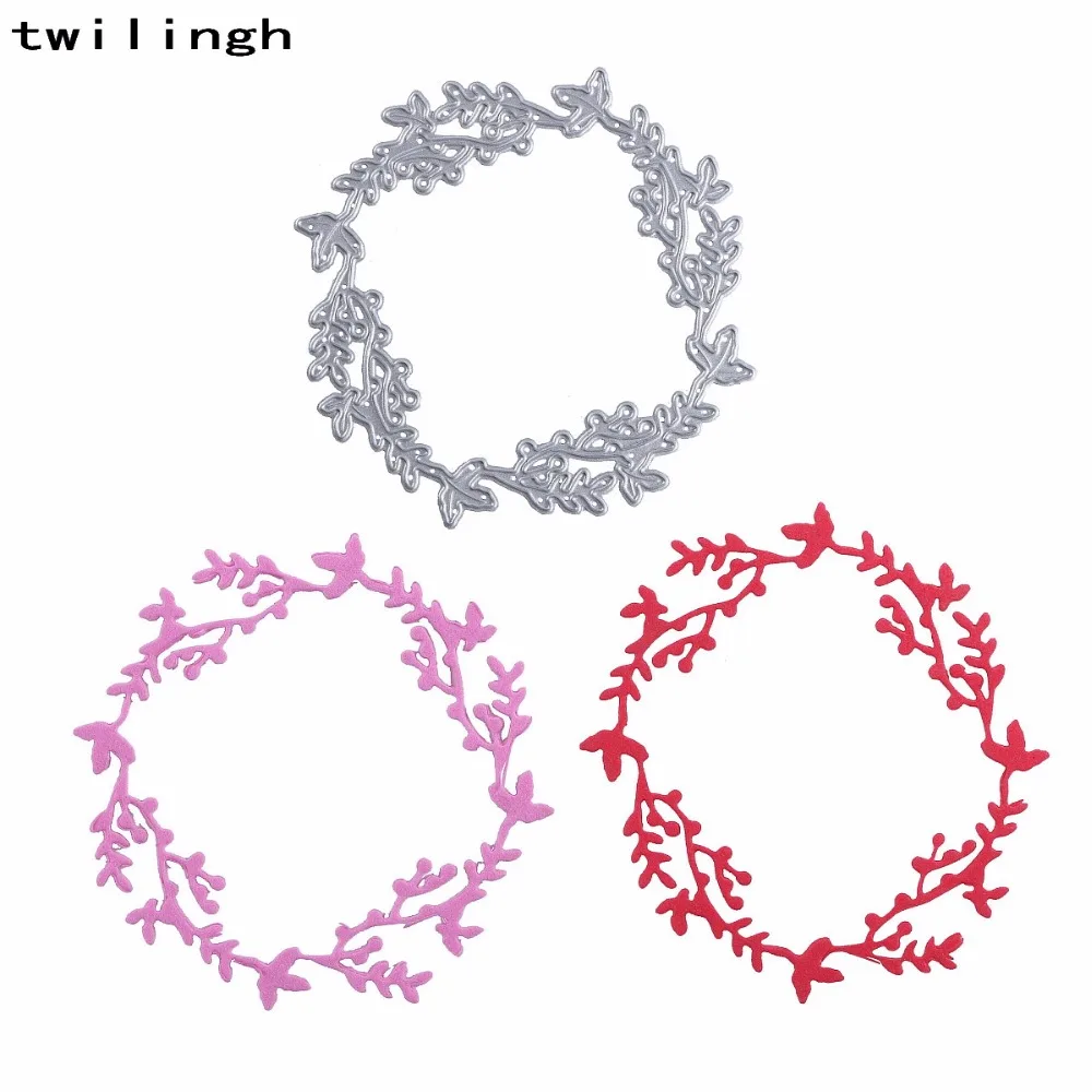 

Christmas Wreat Cutting Dies Stencils For Painting DIY Scrapbooking Embossing Folder Decorative Card Making Paper Craft Supplies