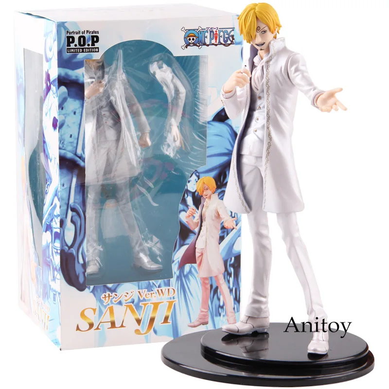 

Portrait of Pirates P.O.P One Piece Vinsmoke Sanji White Dress Ver. PVC Onepiece Action Figures Collectible Model Toy