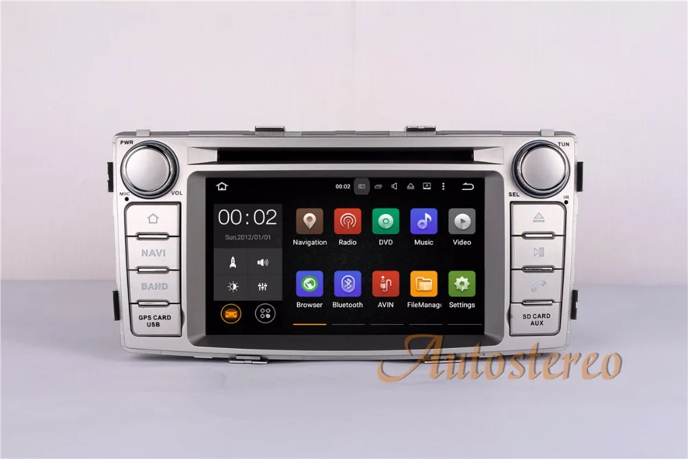 Cheap Android 9.0 Car CD DVD Player GPS navigation For Toyota Hilux Fortuner 2012-2014 Auto Stereo Unit Multimedia player radio SATNAV 1