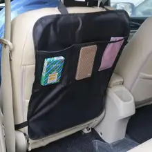 Автомобильное сиденье Черная защитная крышка для детей Детский защитный коврик грязевой очистки водонепроницаемый автомобильное сиденье из ПВХ чехлы