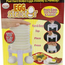 Accesorios de cocina de Cáscaras de Huevo Pelador Para Hacer Deliciosos Platos de Comida Hervida Eggstracter Egss 10x Más Rápido y Más Fácil para Herramientas de Cocina
