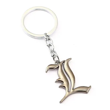 

12pcs/lot Death Note Keychain Hot Anime Key Ring Holder Gift Chaveiro Car Key Chain Pendant Jewelry Souvenir
