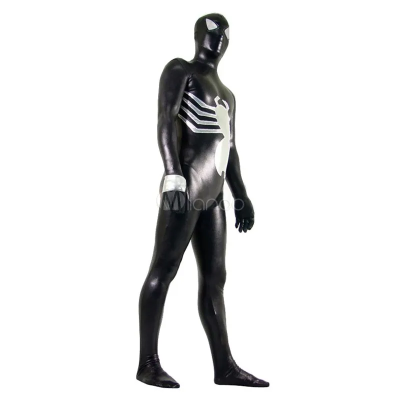 Высококачественный мужской костюм спайдермена для косплея для взрослых/детей на Хэллоуин, блестящий металлический супергерой zentai