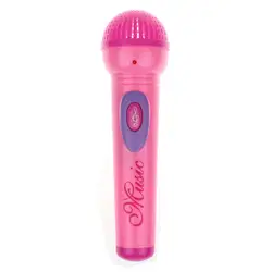 Розовый Девочки Мальчики микрофон караоке смешной подарок микрофон игрушки для детская одежда для девочек