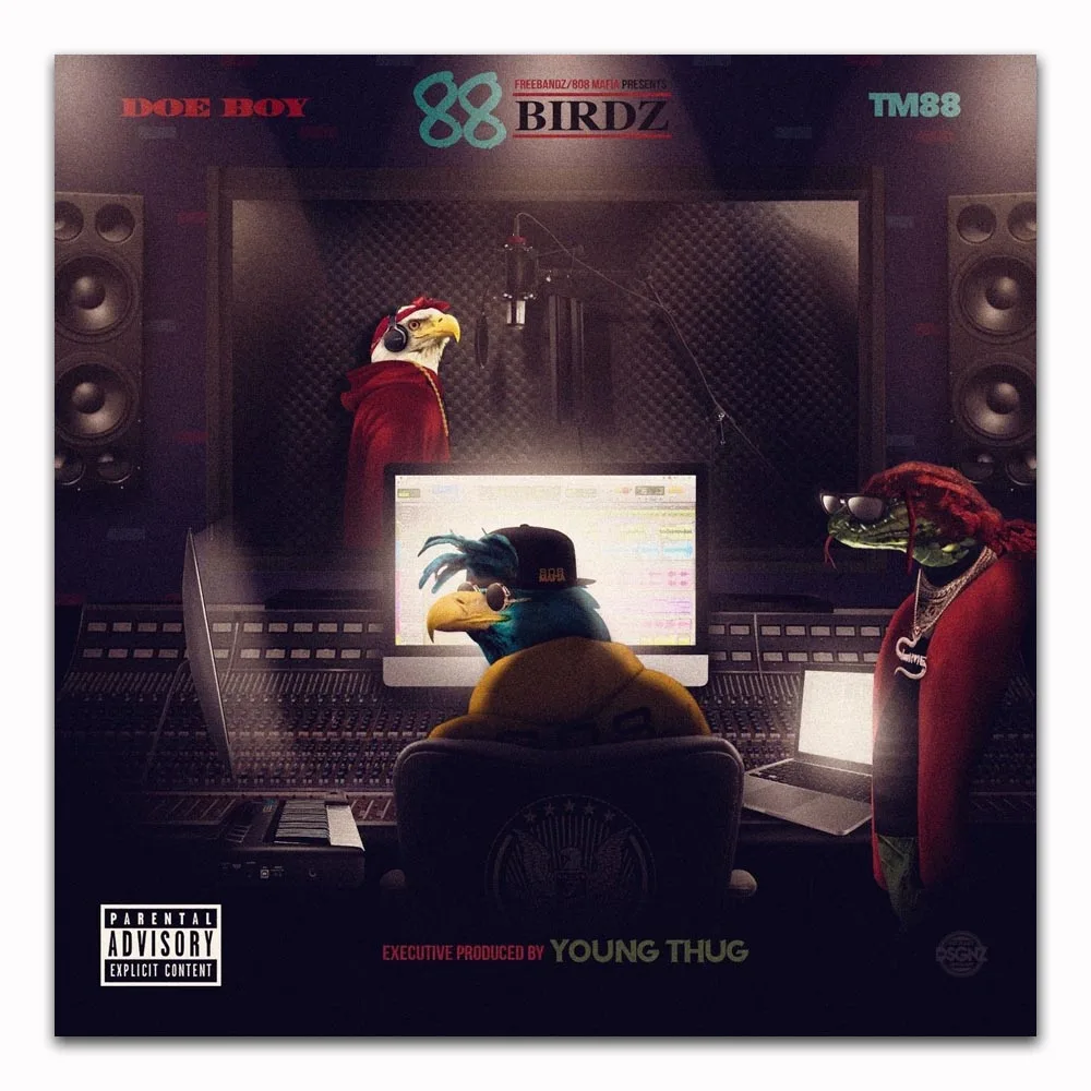 Z0036 Плакаты и принты 88 Сайт Birdz Доу для мальчиков TM88 молодой бандит AlbumCover