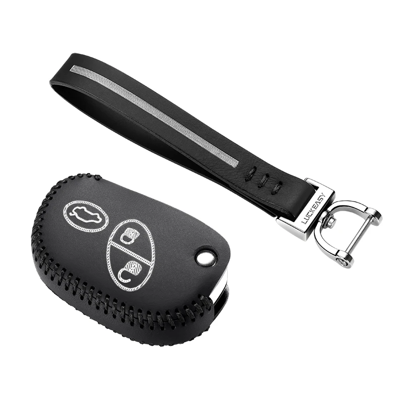 Luckesy tampa do teclado de couro para 2012 Maserati Quattroporte Maserati grancabrio granturismo 12 13 caso chave do Carro - Название цвета: 1