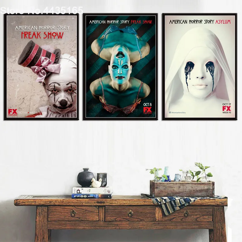 American Horror Story Hotel TV Show Silk Canvas Poster Wall Art Home Decor Print