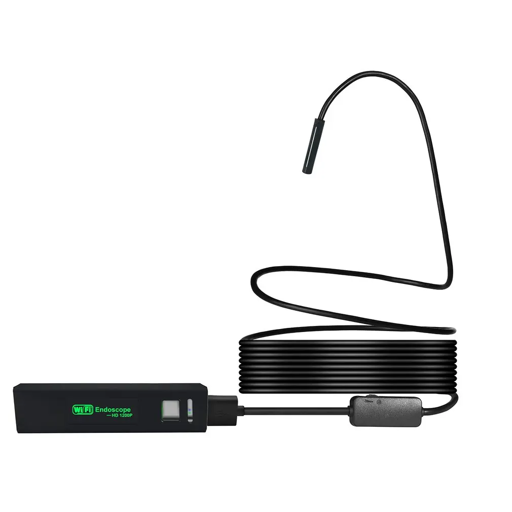 

WIFI Endoscope Camera HD 1200P 3.5M Waterproof 110A Hard Wire 8mm 8 LED Borescope Camera For Android PC IOS Endoscope Sale