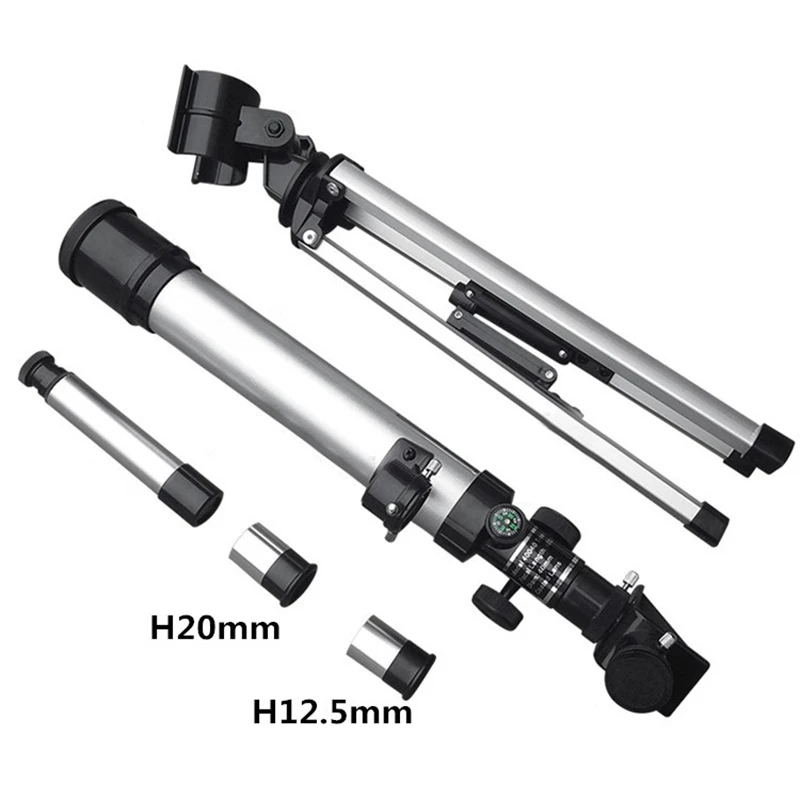 Рефракторный астрономический телескоп HD 32X с Finderscope F40040 монокуляр рефрактор для