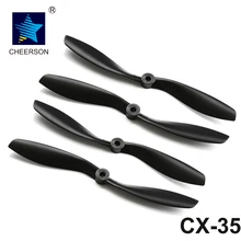 CHEERSON CX-35 RC FPV Drone D’origine Pièces De Rechange CX35 Hélice Lames 4 pcs Par Ensemble Noir