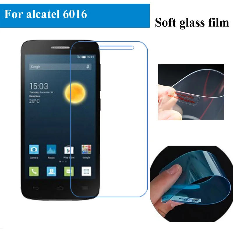 

For Alcatel 6016D Screen Protector Soft Nano Explosion proof Protective Film For Alcatel One Touch Idol 2 Mini 6016D
