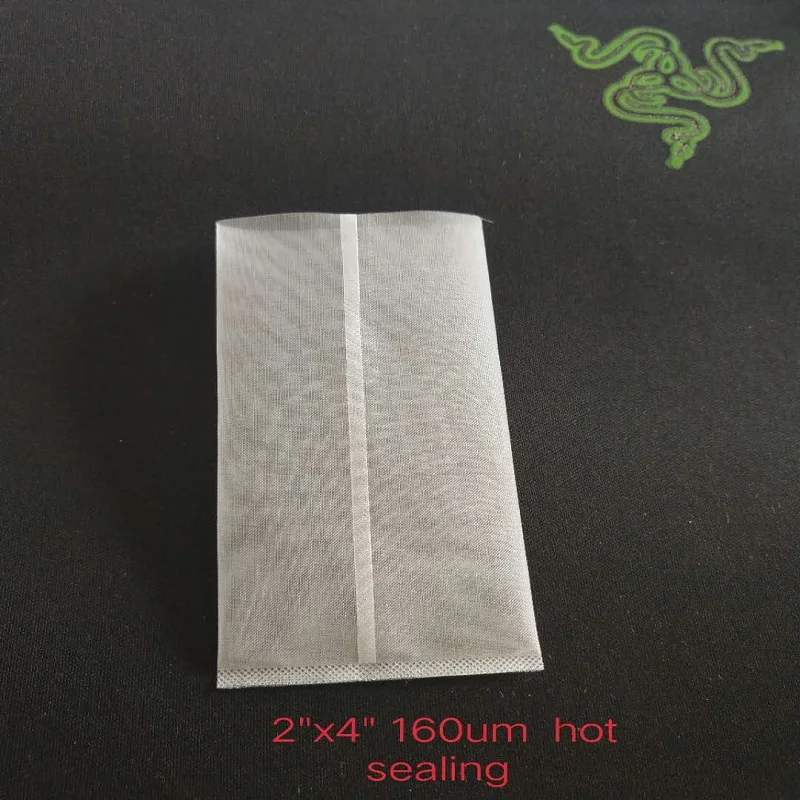 

100pcs Hot Selling 2.5x4inch 160u 120u Rosin Bags 160u&120u&90u&25u High Quality Rosin Oil Press Filter Bags Nylon Mesh Tea Bags