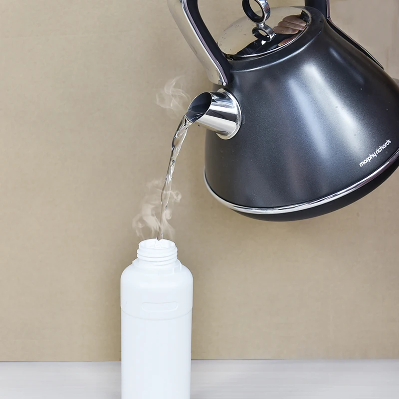 4PCS/set 500ML 1000ML Empty Plastic bottle with pressure pump Shampoo shower gel packaging container Food Grade