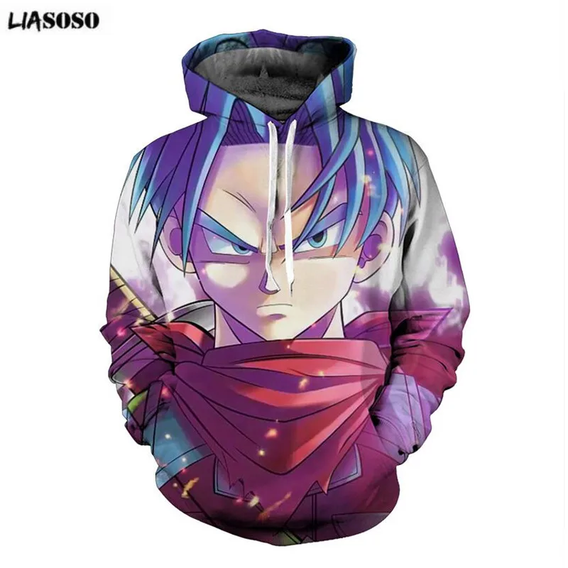 LIASOSO Autumn Winter Fashion 3D Anime Hoodies Men Women Sweatshirts Pullover Tracksuits Printed 