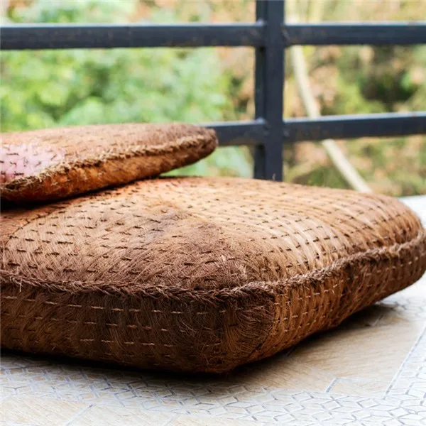 Роскошный набор подушек для медитации ручной работы Zafu и квадратная подушка Zabuton 60 см японский стиль напольный коврик татами для йоги
