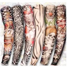 Татуировка Чулки татуировки Искусство рука рукав поддельные временные руки теплые конструкции стильный Прохладный маскарадный костюм 6 шт./лот