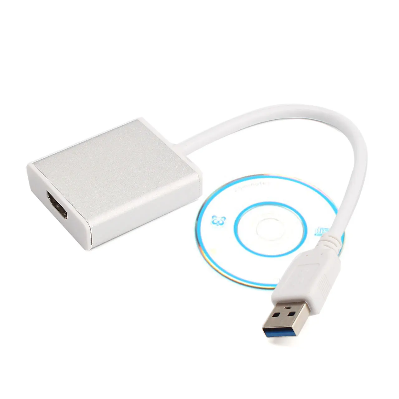 

HD 1080P USB 3.0 To HDMI   External  Video  Graphic Card Multi Display Cable Adapter Converter 5.0 Gbps  For PC Laptop HDTV LCD