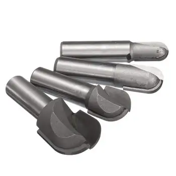 

Router Bit 1 Inch Head Diameter Bits 1/2" 3/8" 5/16" 1/4" Shank Core Box Ball Round Nose Router Bits New