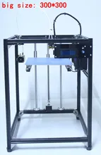 ifancybox 3 XXL dual 2017 big size DIY corexy 3d printer Kit linear guide aluminum Frame dual color extruder 3d printer