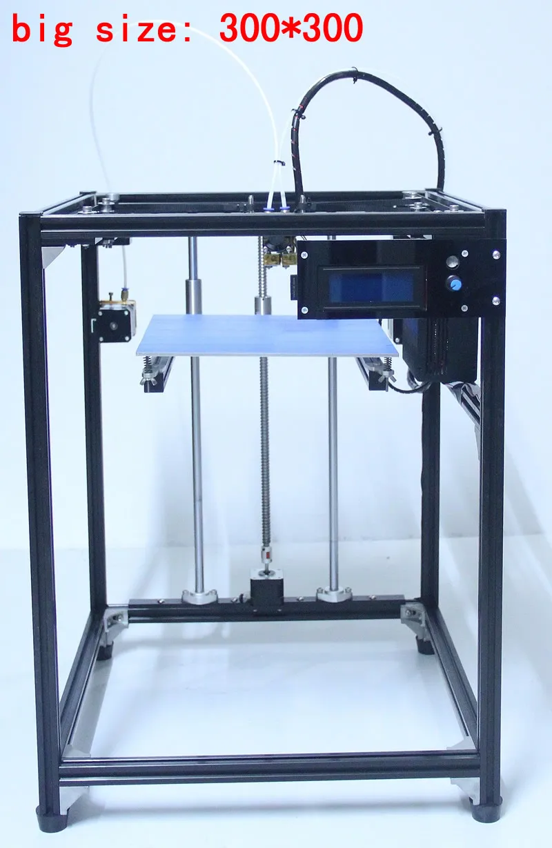 

ifancybox 3 XXL dual 2017 big size DIY corexy 3d printer Kit linear guide aluminum Frame dual color extruder 3d printer