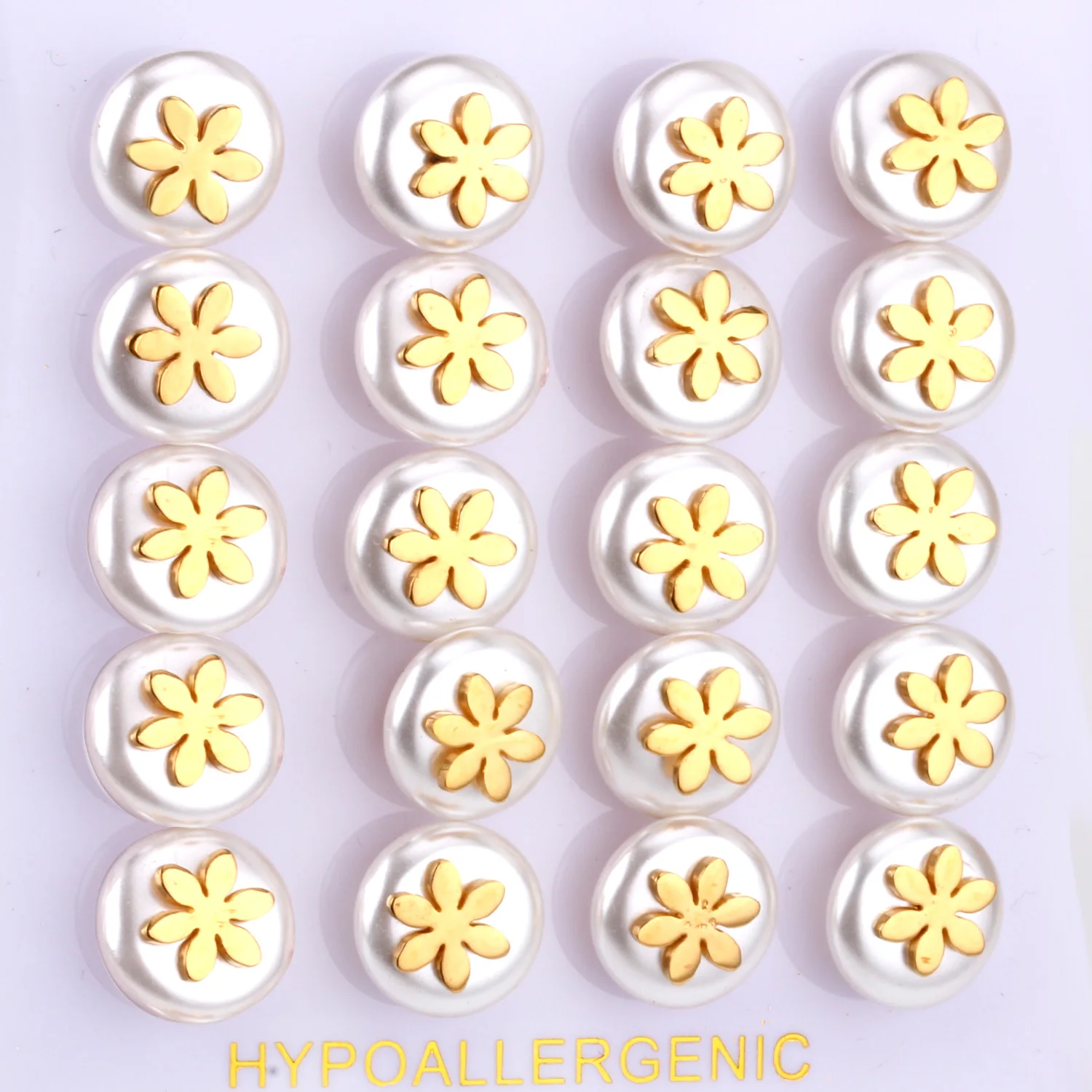 LUXUKISSKIDS,, детские серьги из нержавеющей стали, ювелирная фабрика, 10 пар/лот, жемчужные серьги для модных женщин и девушек, ювелирные изделия