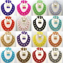 Красивый Африканский комплект ювелирных изделий из бисера, ювелирные изделия из золота из Дубаи, модный нигерийская свадьба, комплект ювелирных изделий,, AEJ837