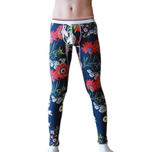 KWAN. Z термобелье для мужчин трусы пижамы olus бархат утолщение зимнее термобелье матовый принт calzoncillos