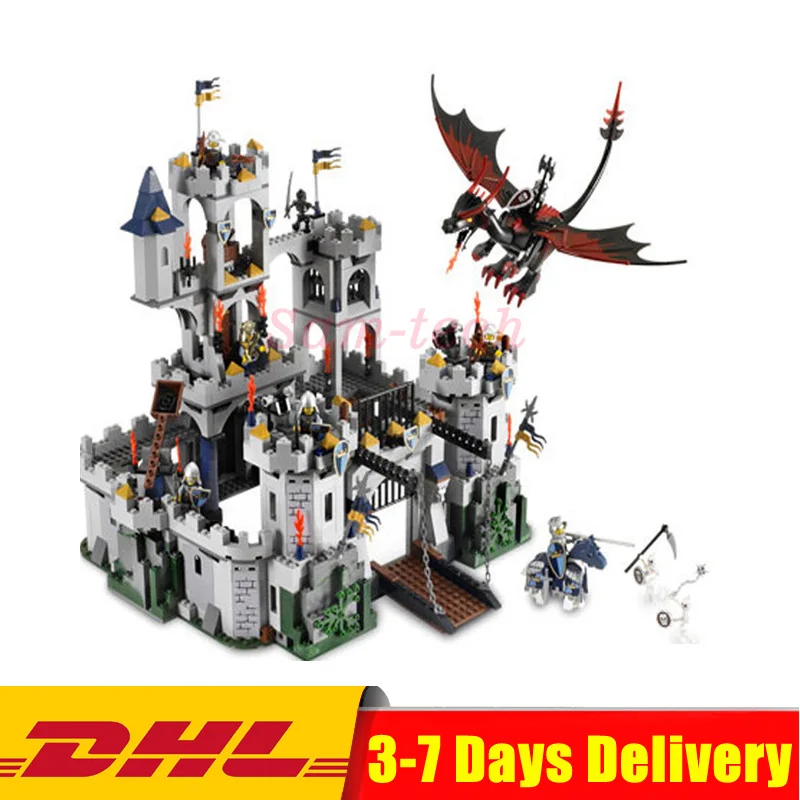 

IN Stock 2018 DHL LEPIN 16017 Moc Legoings 1023Pcs The King`s Castle Siege Set Children Educational Building Blocks Bricks Toys